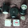 Electric Moka Pot, 6-Cup Espresso Maker, Like New, 200 Filters, Half-Dose Insert Image 3