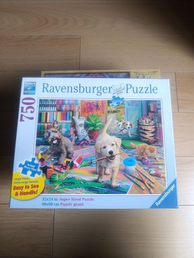 Massive collection of jigsaw puzzles