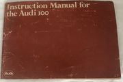 1981 Audi 100 owners instruction manual