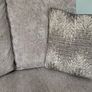 Sofa x 2 - Silver Grey Two Seater and Three Seater Image 2