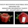 A Collection Of 8 Novelty Miniature Decorative Fruit and Vegetable Teapots By Sculptures Uk Image 7
