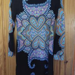 Rubber Ducky mandala print top (free postage)