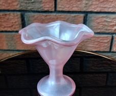 Bormioli Rocco Primavera Pink Satin Frosted Sundae/Ice Cream Dessert Dish