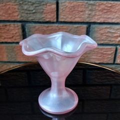 Bormioli Rocco Primavera Pink Satin Frosted Sundae/Ice Cream Dessert Dish
