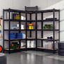 Set of 3 Heavy Duty Corner Shelving Units 2625kg Capacity Image 3