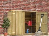 Garden Tool Shed 135x60x123 cm Impregnated Pinewood