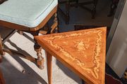 Vintage Italian triangle musical side table