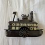 Vintage Metal Die Cast Miniature Steamboat Pencil Sharpener Image 4