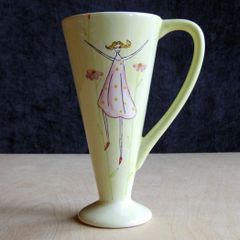 Dancing Girl Latte Mug (20 cm)