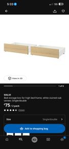 bed storage for malm bed ikea