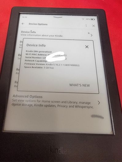 Kindle 8th generation