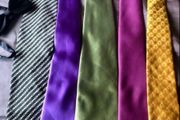 Selection of ties and bow ties