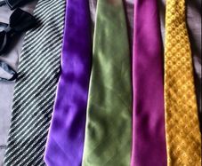 Selection of ties and bow ties