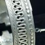 Antique Ethnic Silver Bracelet  Low Grade Silver  Unique Piece Image 6