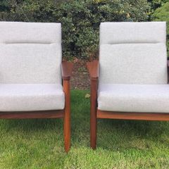 Mid Century Vintage Crannac Armchairsarmchair