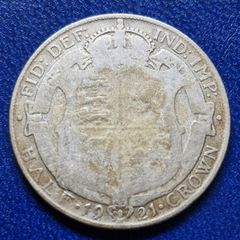 United Kingdom 1921 Half Crown - George V 2nd type Silver coin
