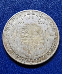 United Kingdom 1921 Half Crown - George V 2nd type Silver coin