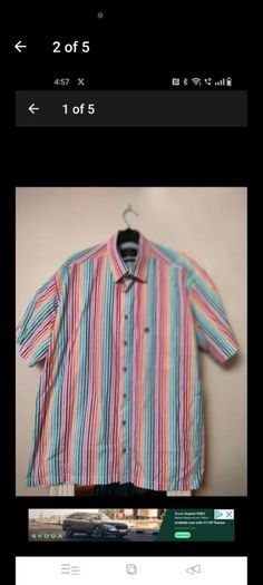 Men's Hatico sport premium cotton short sleeve shirt. Like new.