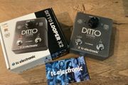 TC Electronic Ditto X2 looper pedal box