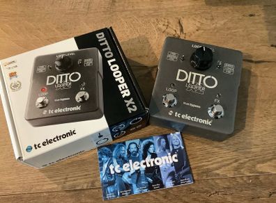 TC Electronic Ditto X2 looper pedal box