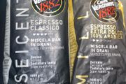 Cafe Vergnano espresso whole coffee beans 1000 g bags