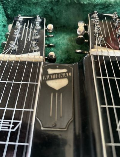 Lap steel : 1939 National Twin Neck Console 8 String