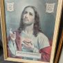 Pair of Jesus Sacred Pictures, Religious devotional items. Image 2