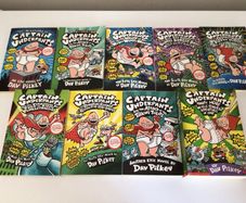 Captain Underpants Bundle of 9 books can post