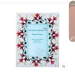 Nicholas Mosse Picture Frame Fuschia Design