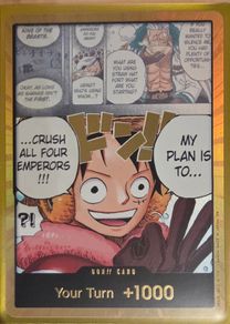 One Piece OP17 Don!! (Crush all four emperors) Gold alt version