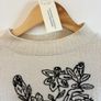 Hand embroidered Zara knit top Image 4