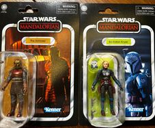 The Mandalorian Series Star Wars Retro Kenner Collection Figures