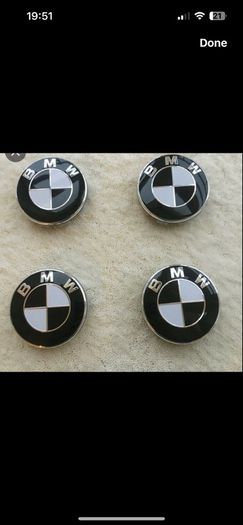 BMW 68mm alloy center caps