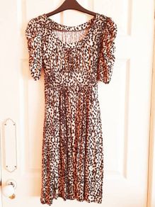 Animal print dress, Small size