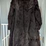 Real fur chocolate color coat Image 2