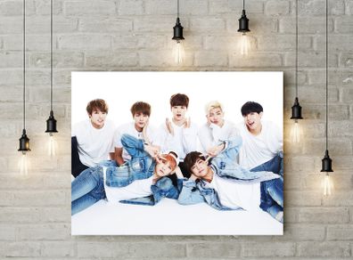 BTS printed Wall picture 3mm foamex board printed picture on it wall board wall decor wall art picture