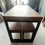 Wooden Table and benches Image 6