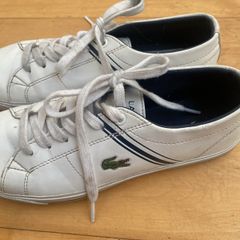 Lacoste kids white sneakers  UK 3 35.5