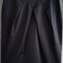 COAST Black Hi-Shine  A-Line skirt with belt loops Sz 14 Image 3