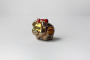 Pandora Shine 18k Gold Plated Sterling Silver Piggy Bank Charm