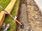 Retaining Wall from Garden Sleepers Image 3