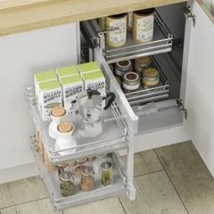NEW - Corner Unit Fittings 800mm Solid Base Kitchen Corner Unit Optimizer