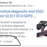 NEWEST SDP3 2.54 VCI3 SCAN Trucks Heavy Duty Diagnostics OBDII Scanner for Scania VCi3 With Activator WIN 10 Unlimited software  cd or more usb Image 6