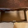 Vintage two-drawer chest with brass handles Image 8