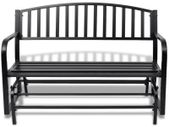 Swing Bench Black Steel