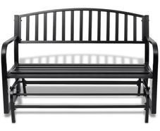Swing Bench Black Steel