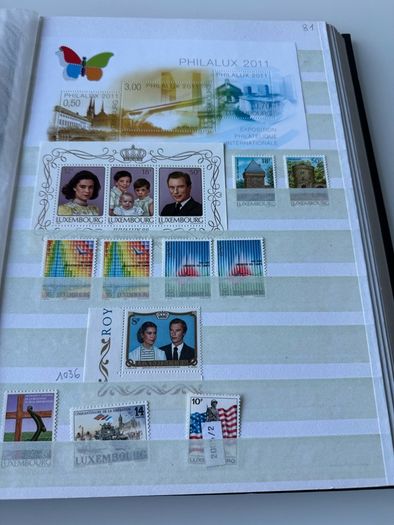 LUXEMBURG collection in 64 pages stamp album