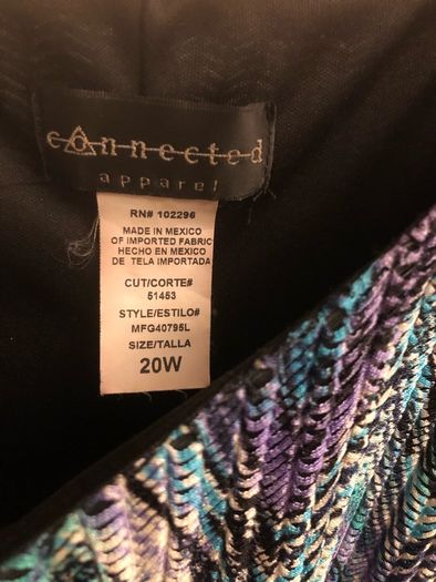 Dress (size 20W)