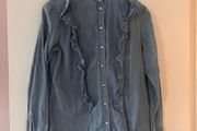 Chambrey denim shirt