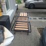 single metal bed rolls up to futon Image 6